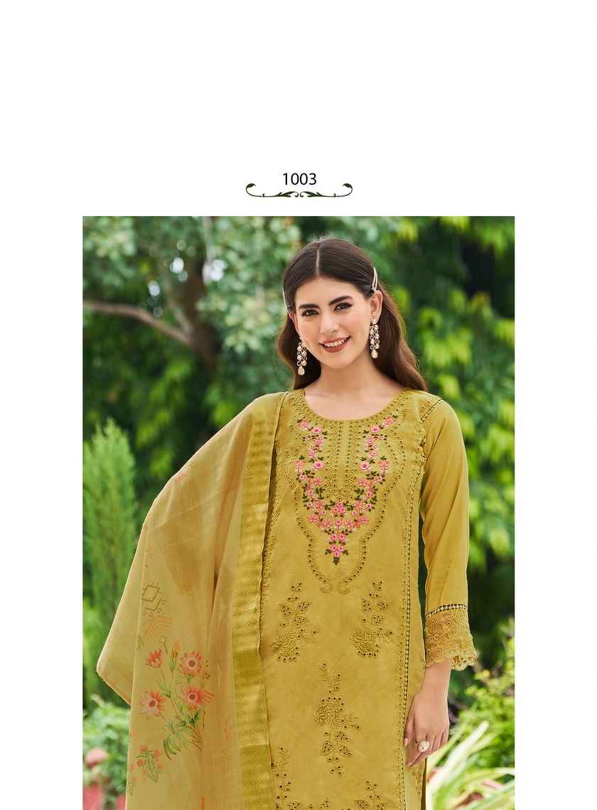 Radhika Lifestyle Aafreen Vol 1 Embroidery Catalog collection 6