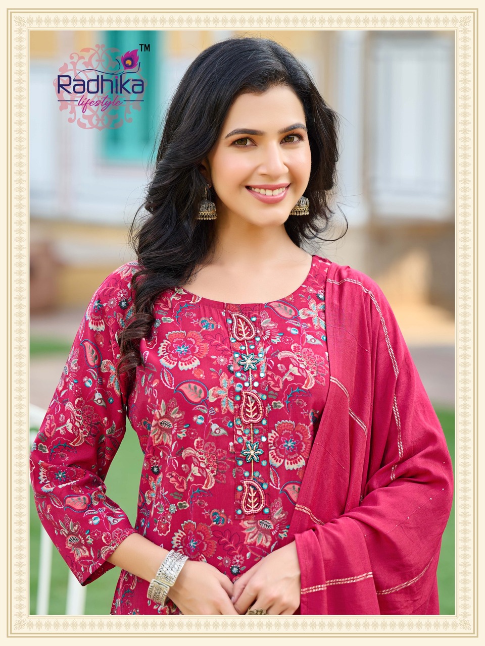 Radhika Lifestyle Satrangi Vol 6 Printed Salwar Kameez Catalog collection 8