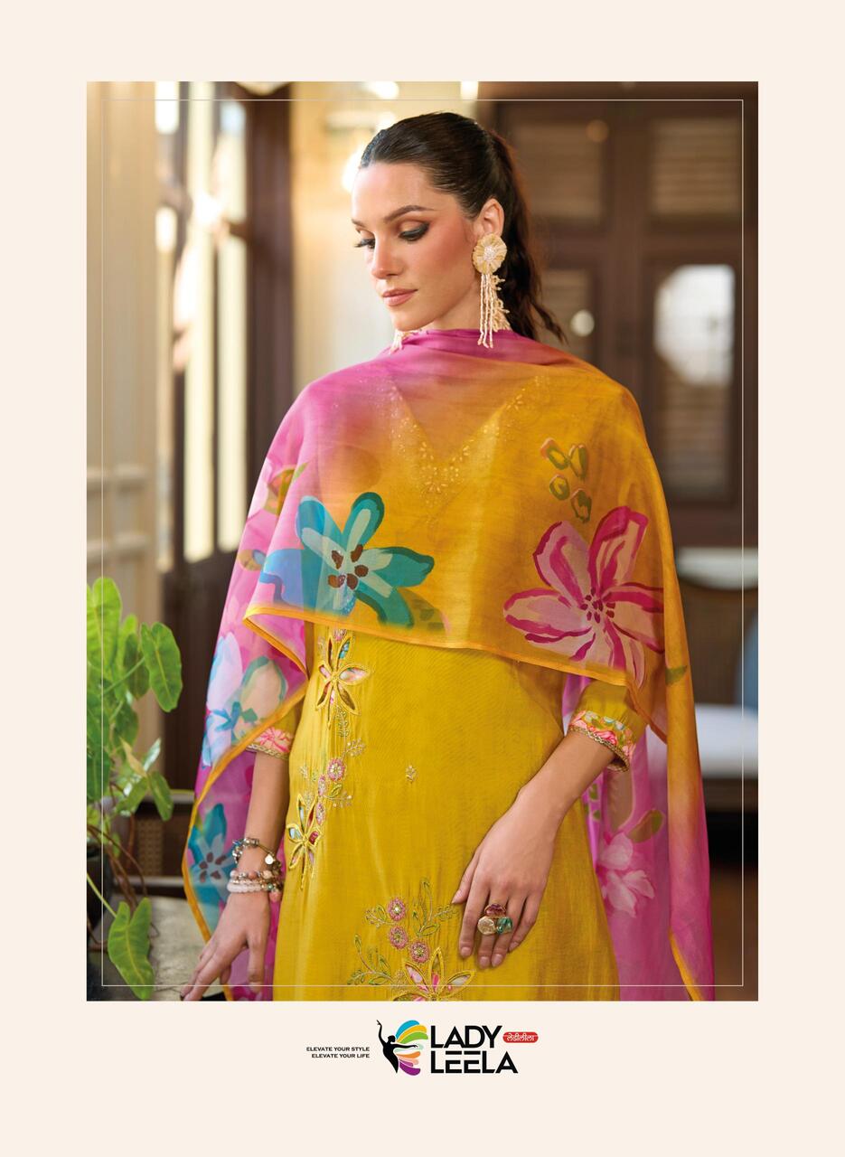 Lady Leela Shahida Embroidery Salwar Kameez Catalog collection 12