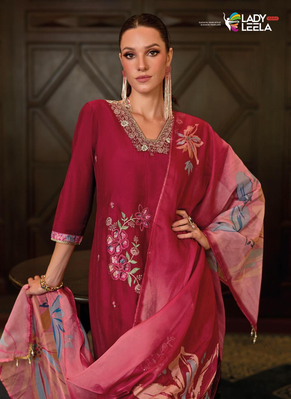 Lady Leela Shahida Embroidery Salwar Kameez Catalog collection 18