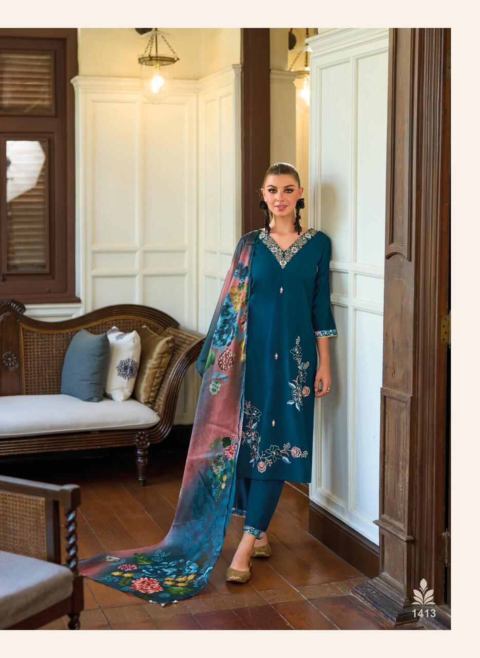 Lady Leela Shahida Embroidery Salwar Kameez Catalog collection 1