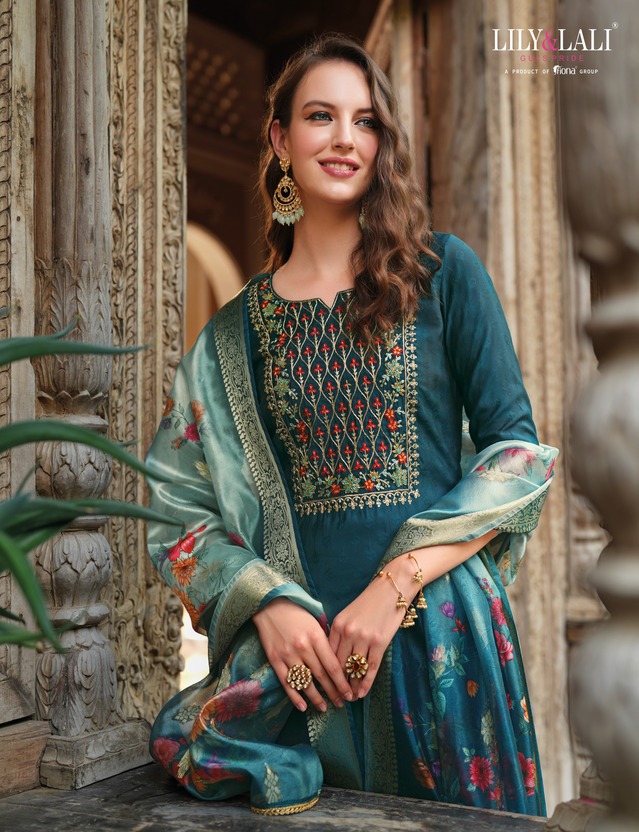 Lily Lali Meenakari Vol 4 Readymade Dress Catalog collection 5