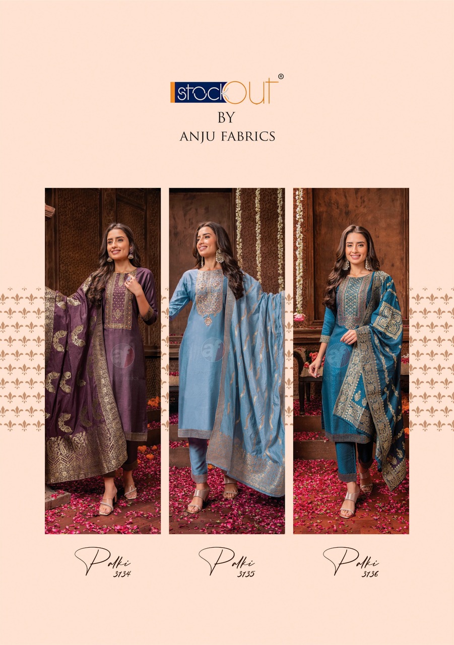 Anju Fabrics Palki Vol 3 Readymade Dress Catalog collection 13