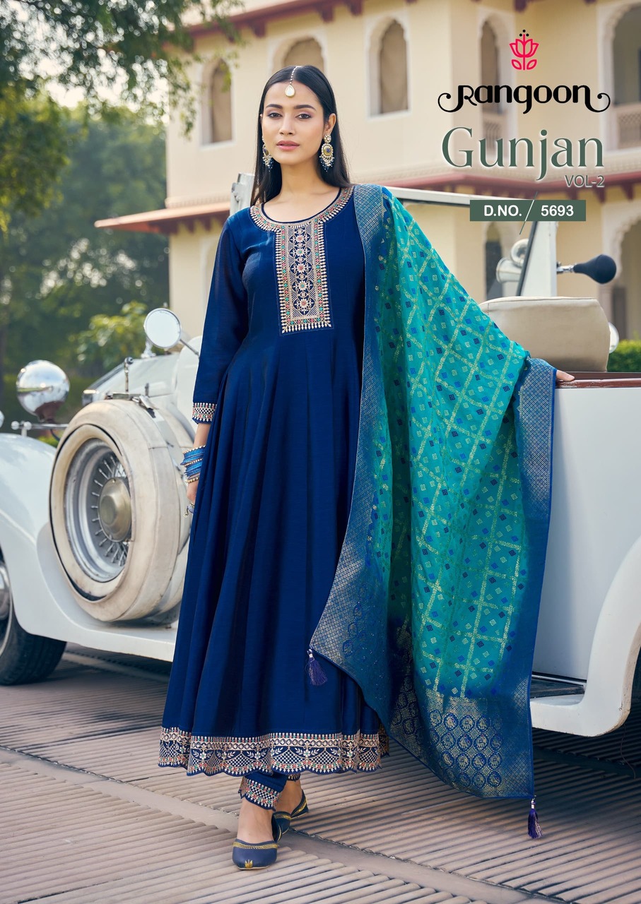 Rangoon Gunjan Vol 2 Anarkali Suits Catalog collection 3