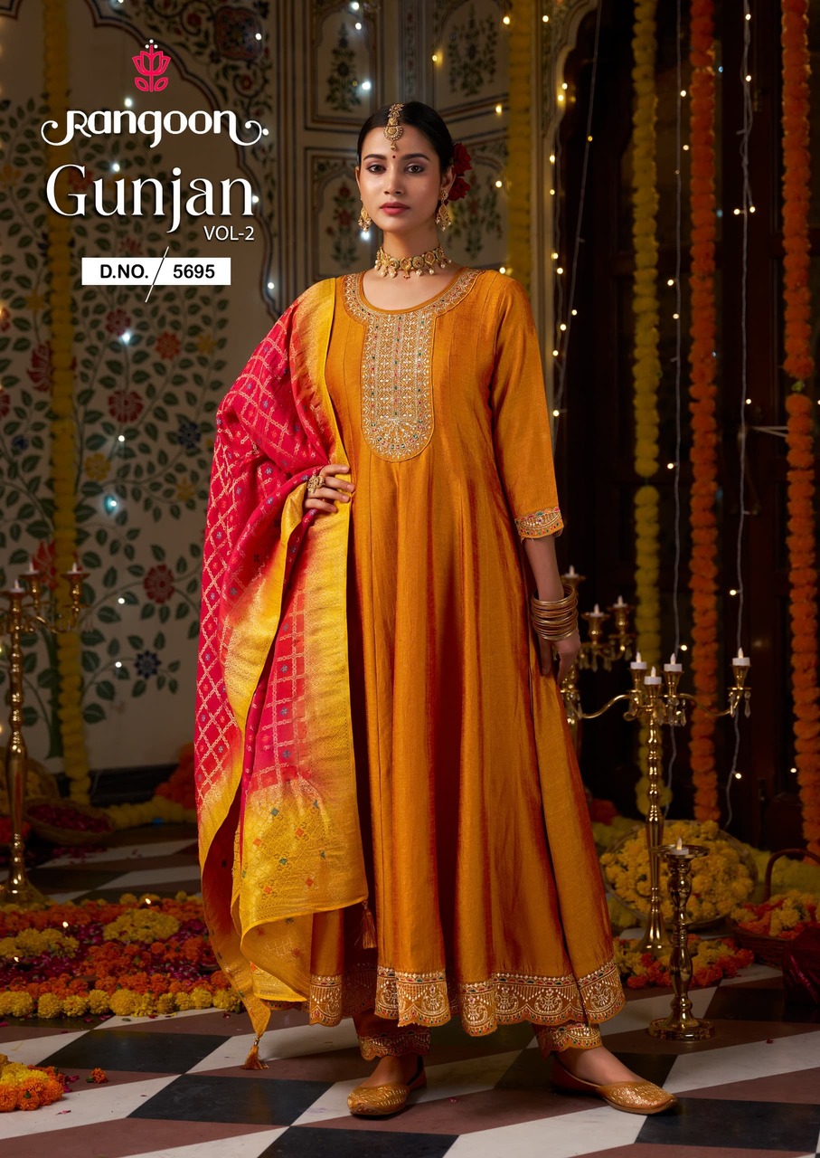 Rangoon Gunjan Vol 2 Anarkali Suits Catalog collection 4