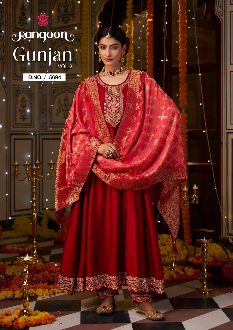 Rangoon Gunjan Vol 2 Anarkali Suits Catalog collection 5