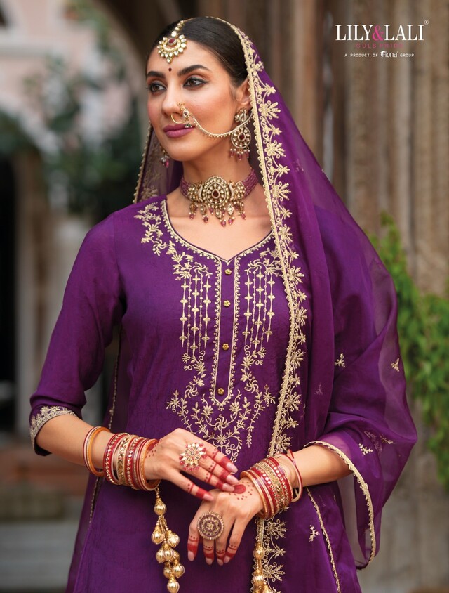 Lily Lali Real Tulip Embroidery Salwar Kameez Catalog collection 16