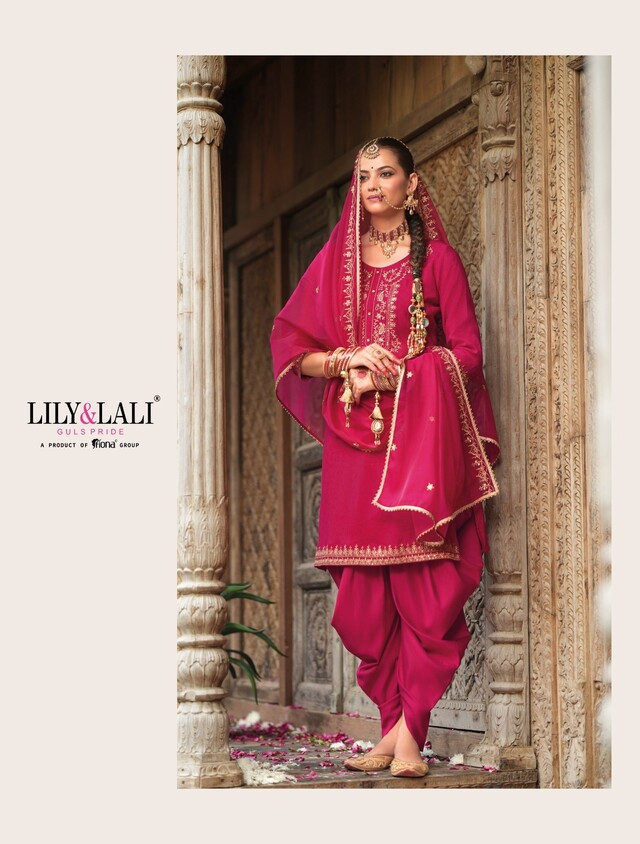 Lily Lali Real Tulip Embroidery Salwar Kameez Catalog collection 2