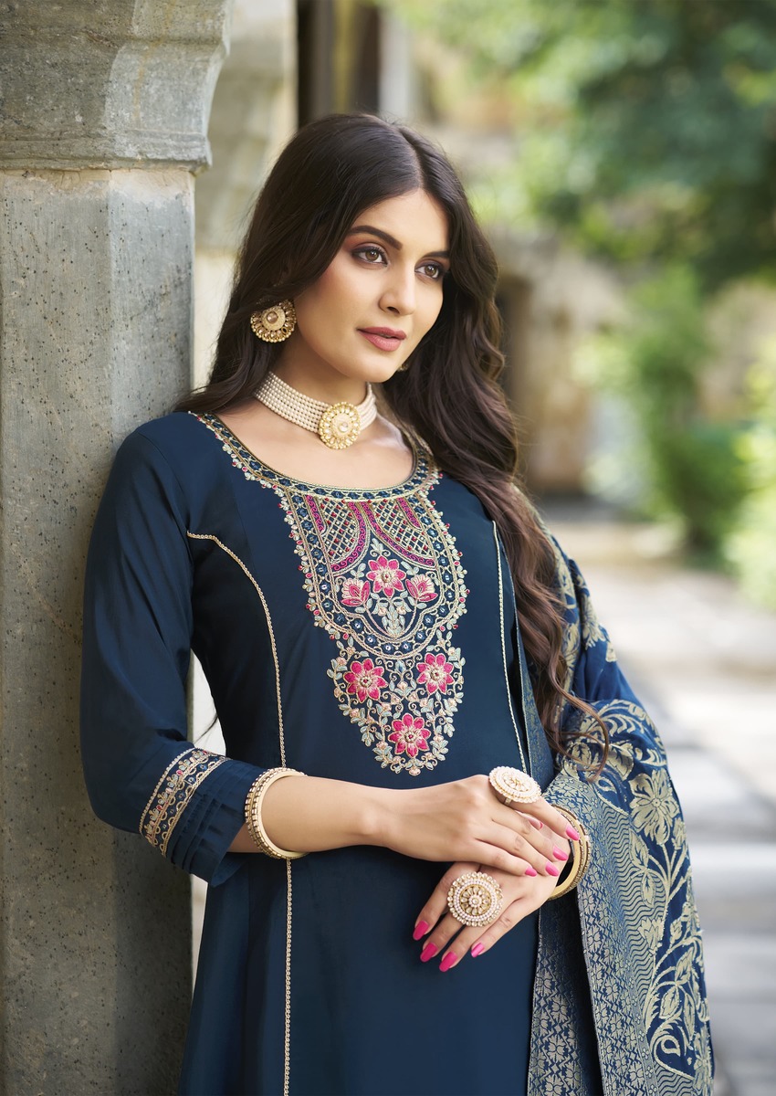 Karissa Kalisha Vol 2 Embroidery Salwar Kameez Catalog collection 12