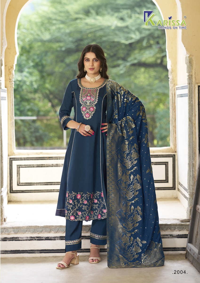 Karissa Kalisha Vol 2 Embroidery Salwar Kameez Catalog collection 7