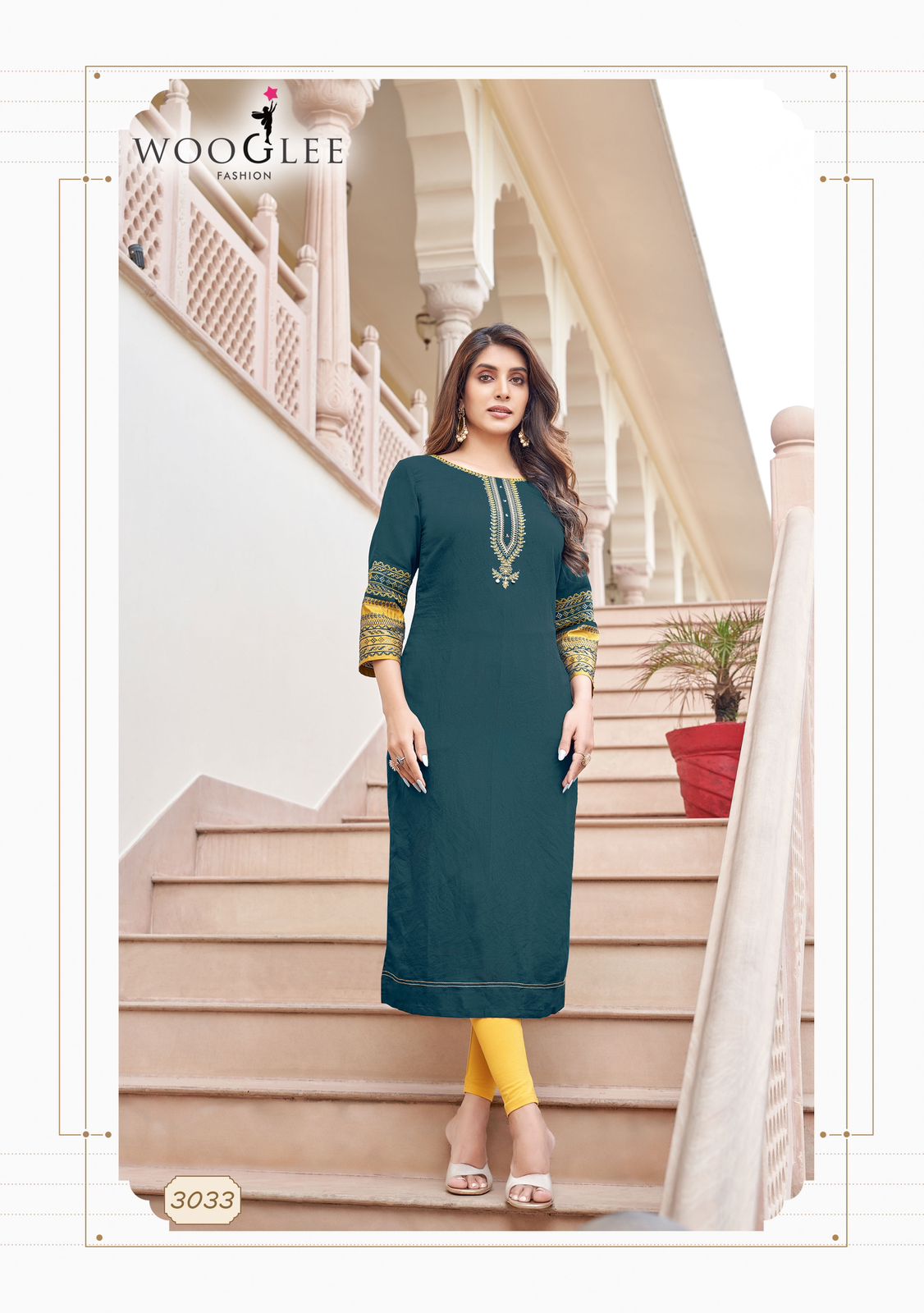 Wooglee Fashion Salonee Vol 7 Rayon Kurti Catalog collection 8