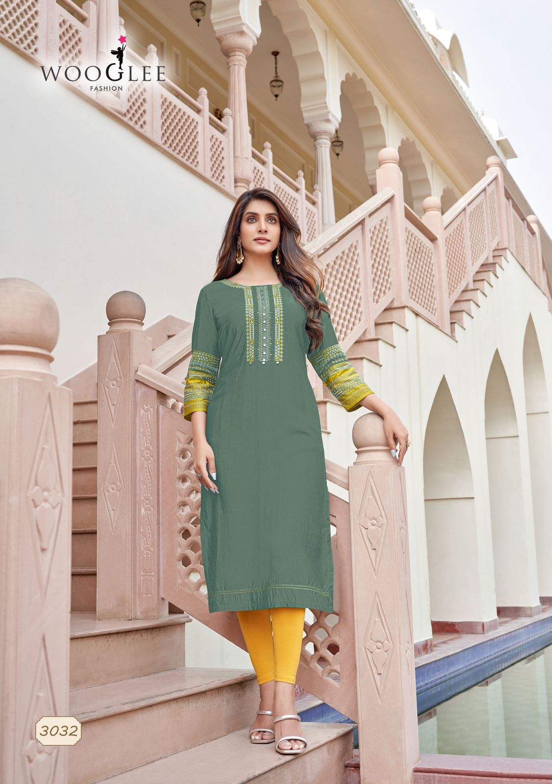 Wooglee Fashion Salonee Vol 7 Rayon Kurti Catalog collection 5