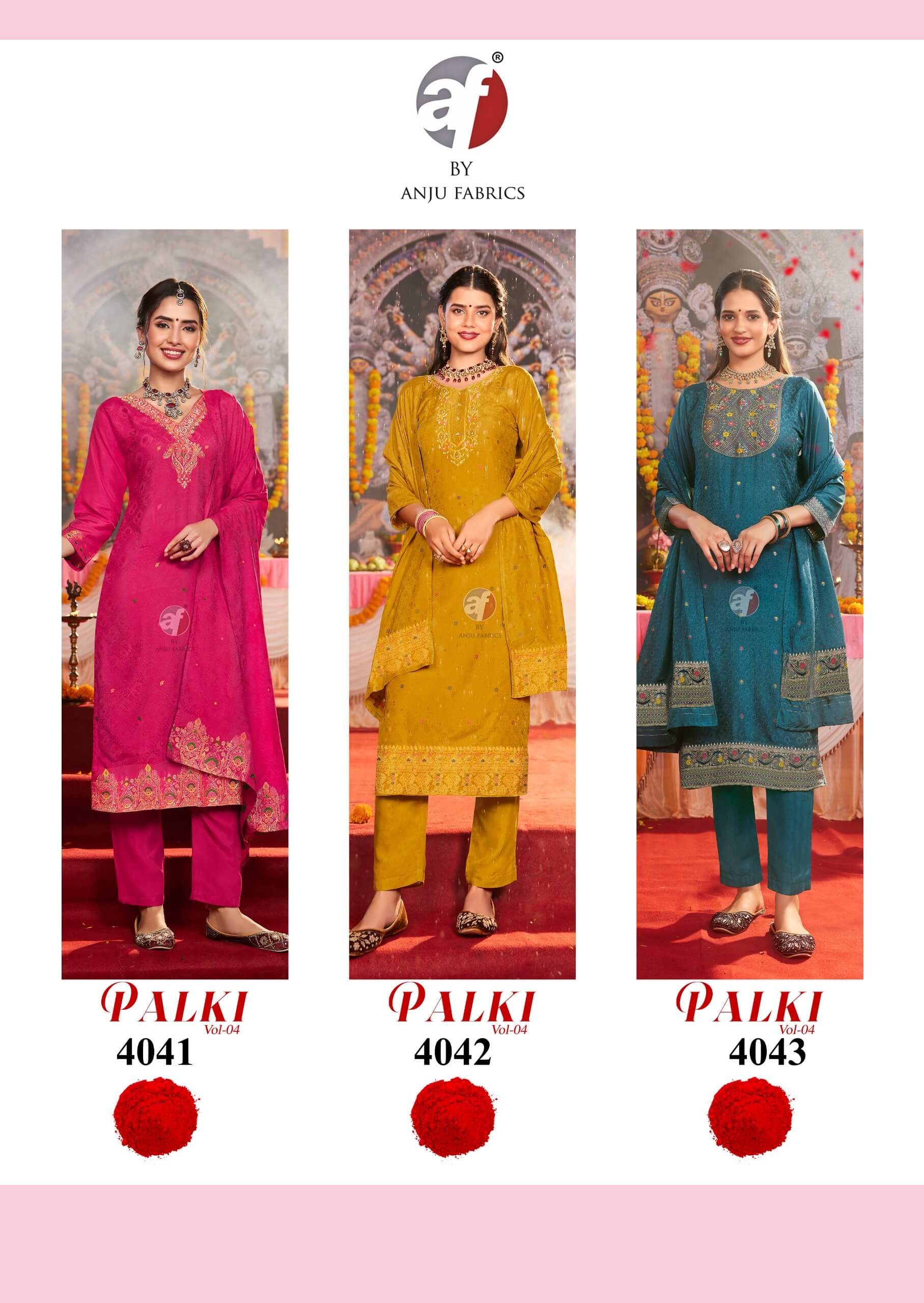 Anju Fabrics Palki Vol 4 Readymade Dress Catalog collection 1