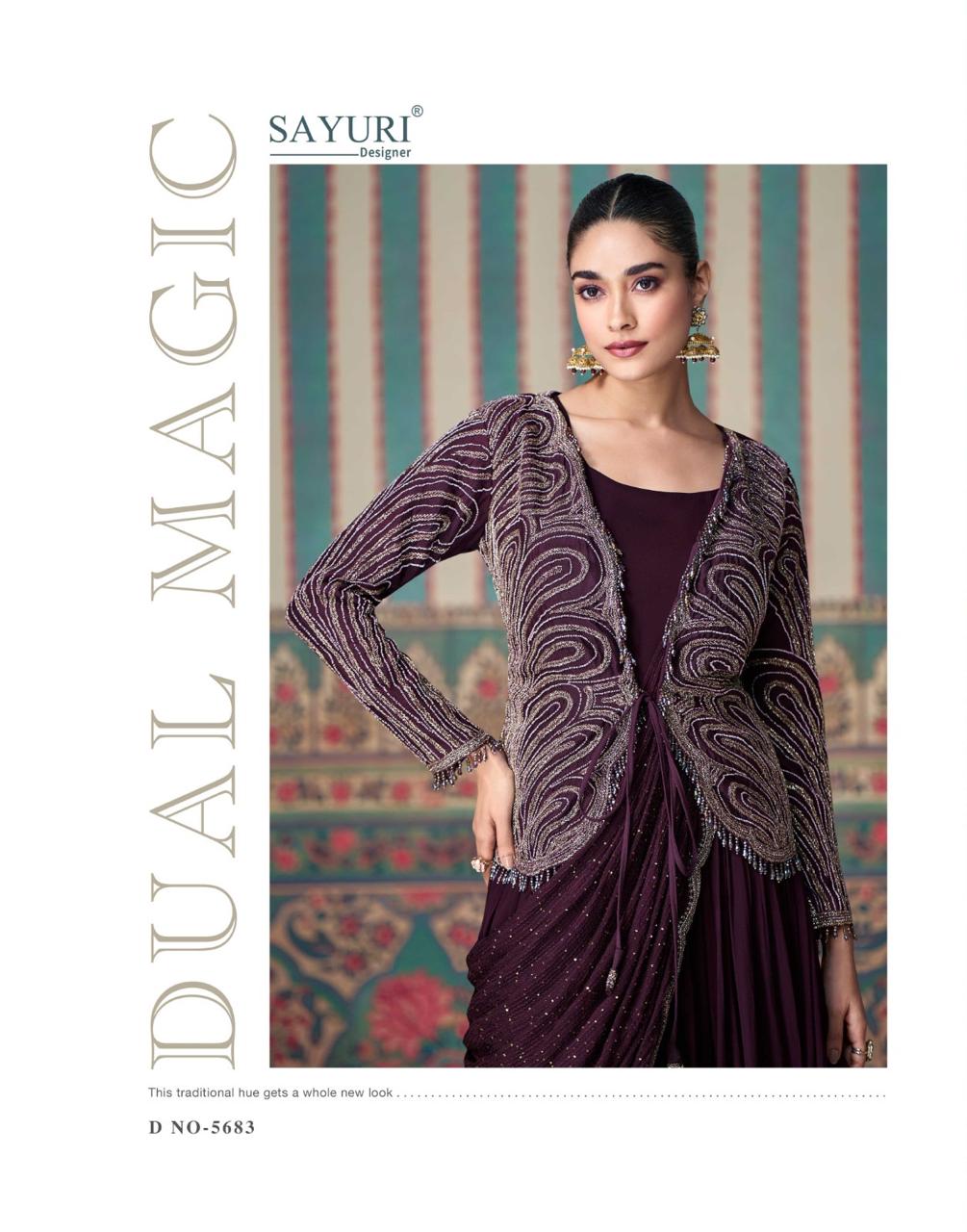 Sayuri Designer Ethnic One Piece Dress Catalog collection 5