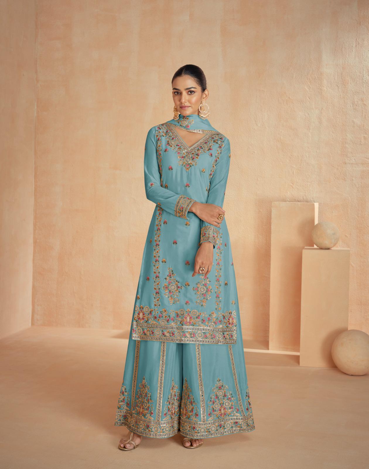 Aashirwad Rinaaz Designer Wedding Party Salwar Suits Catalog collection 4