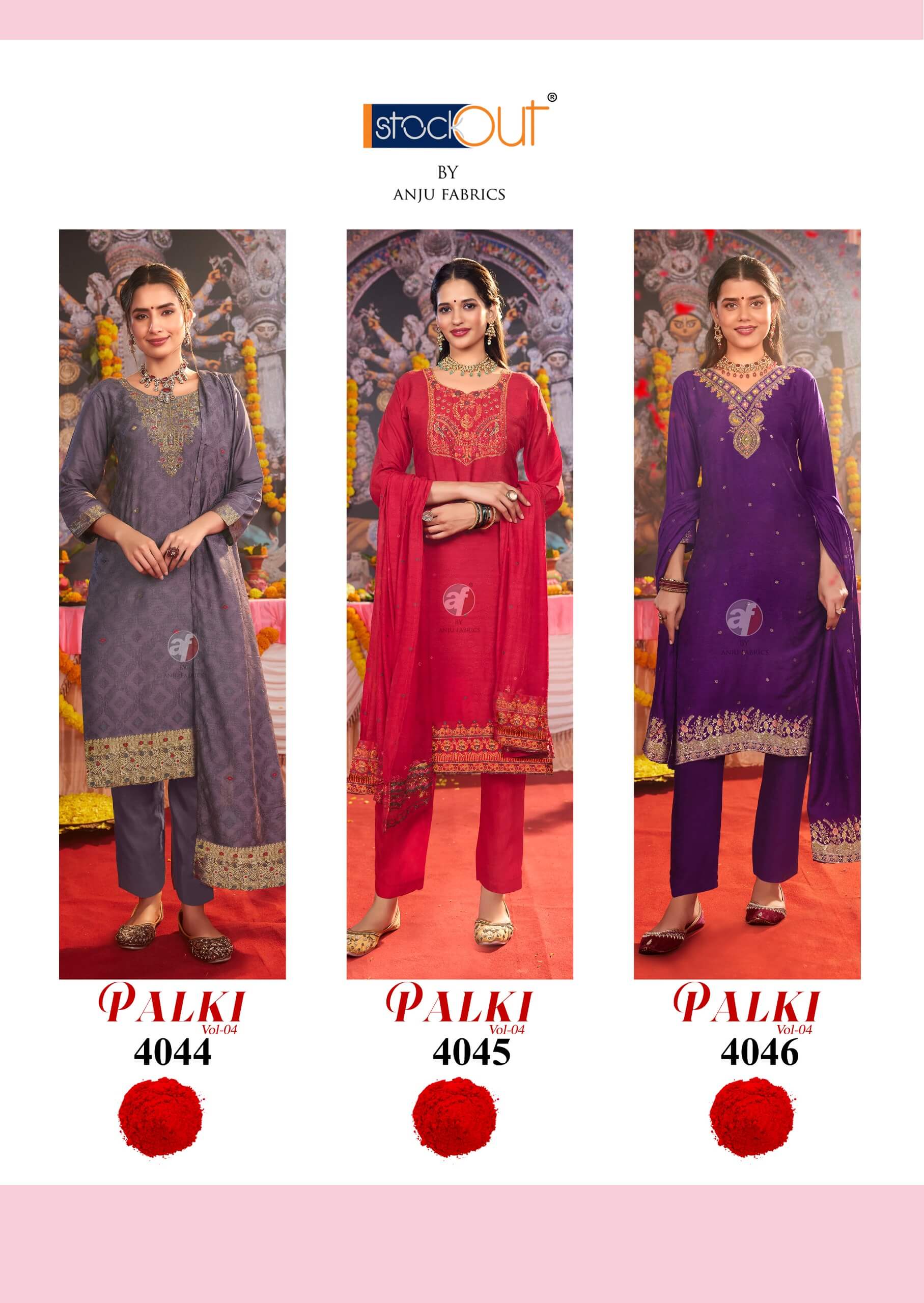 Anju Fabrics Palki Vol 4 Readymade Dress Catalog collection 14