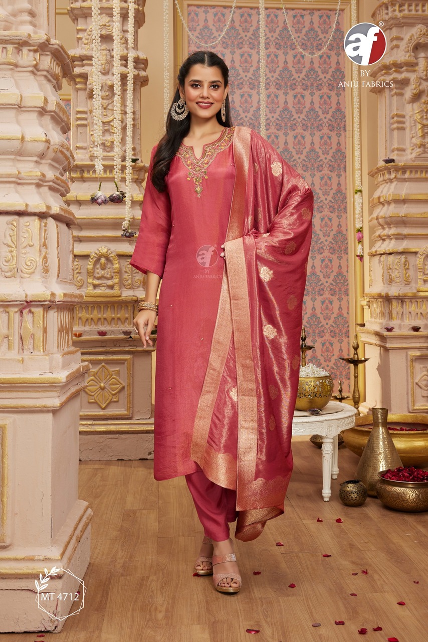 Anju Fabrics Heavy New Design Readymade Size Set collection 1