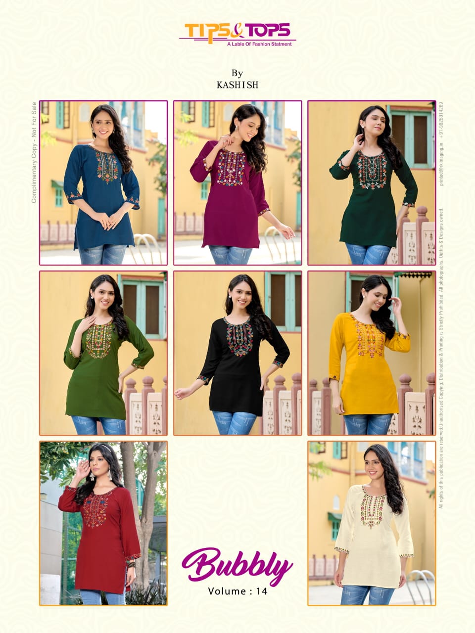 Tips And Tops Bubbly Vol 14 Ladies Tops Catalog collection 9