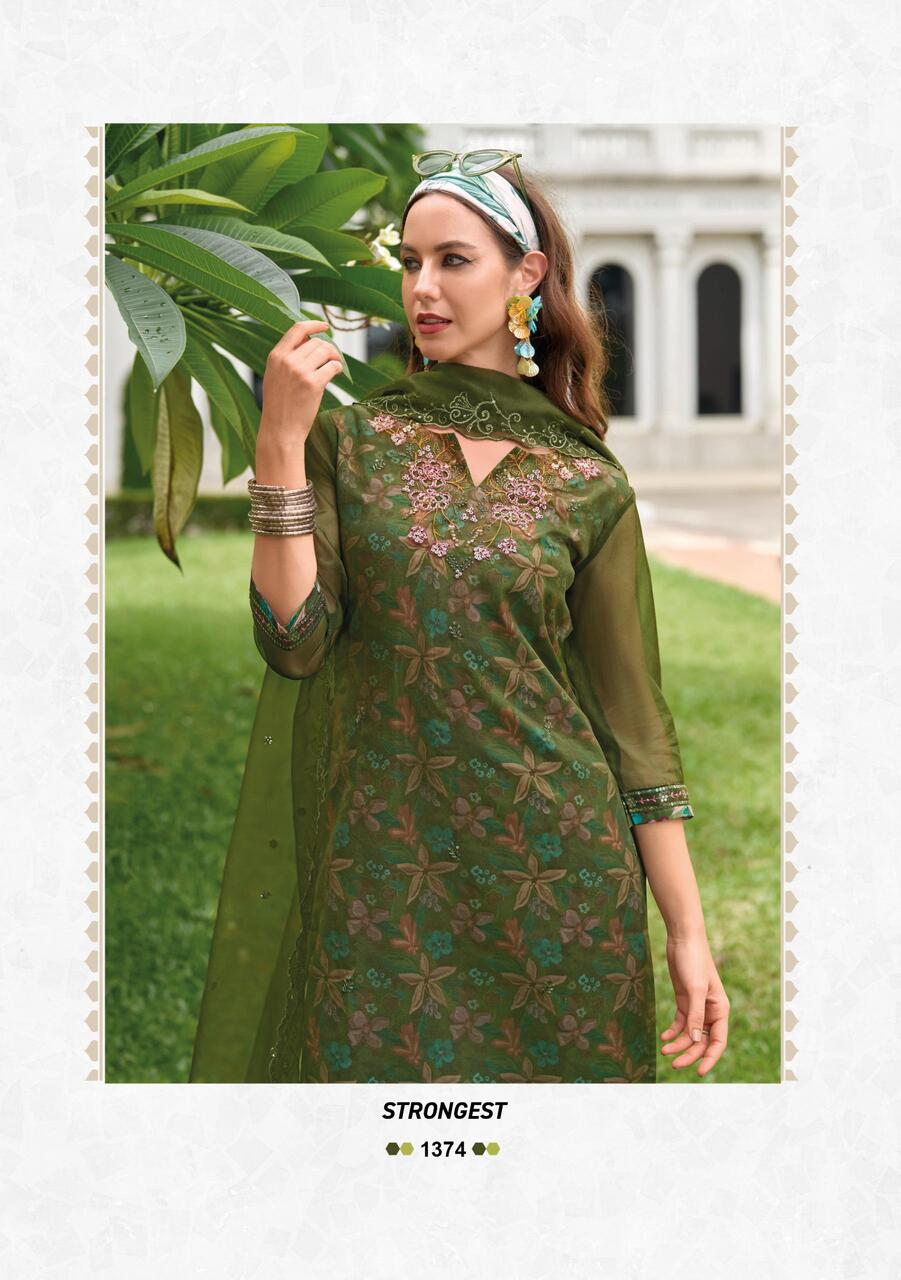 Lady Leela Aleena Printed Salwar Kameez Catalog collection 12