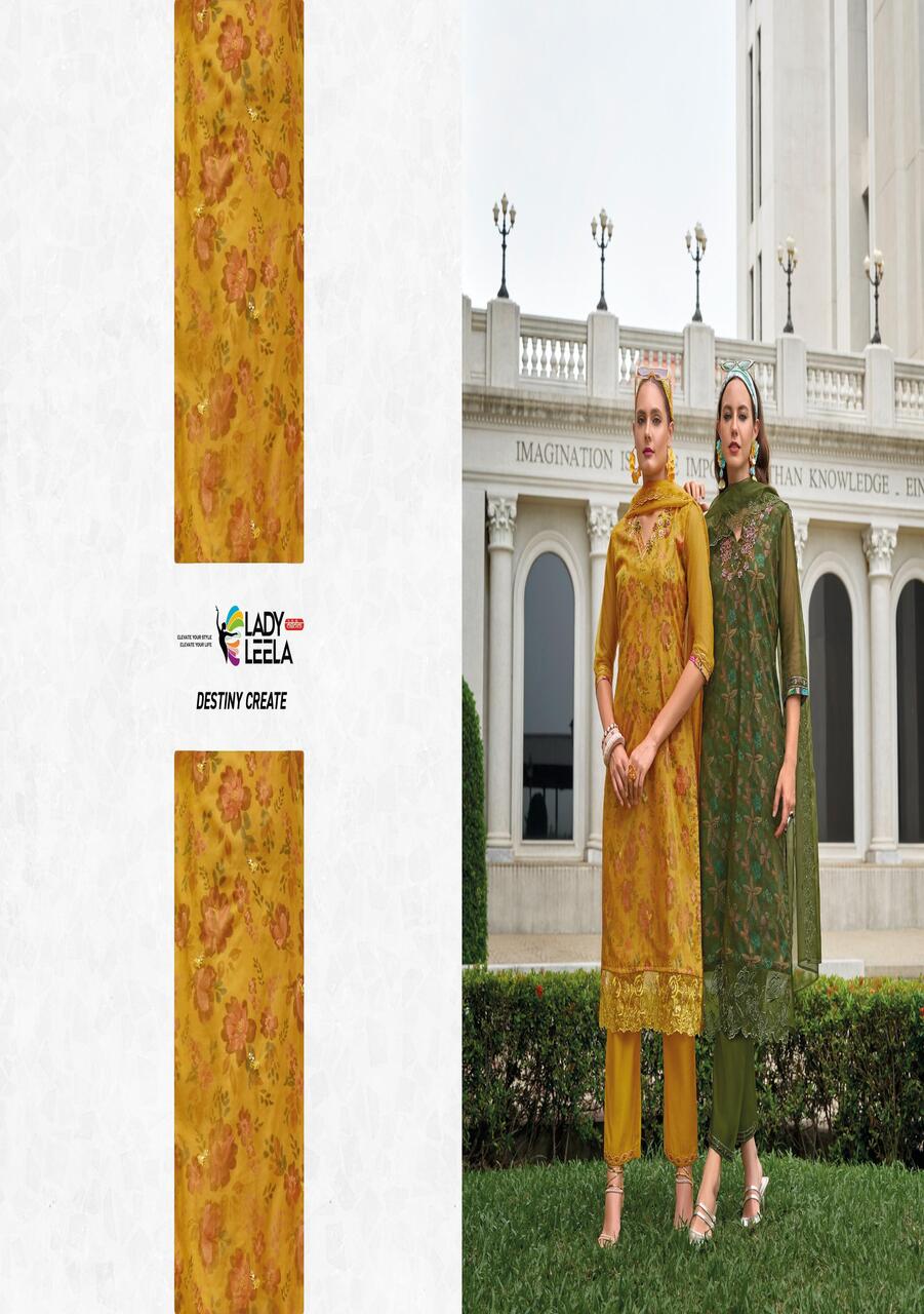 Lady Leela Aleena Printed Salwar Kameez Catalog collection 4