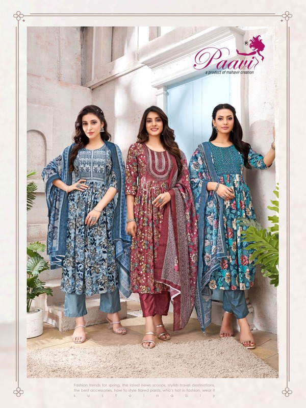 Paavi Saheli Vol 2 Printed Salwar Kameez Catalog collection 7