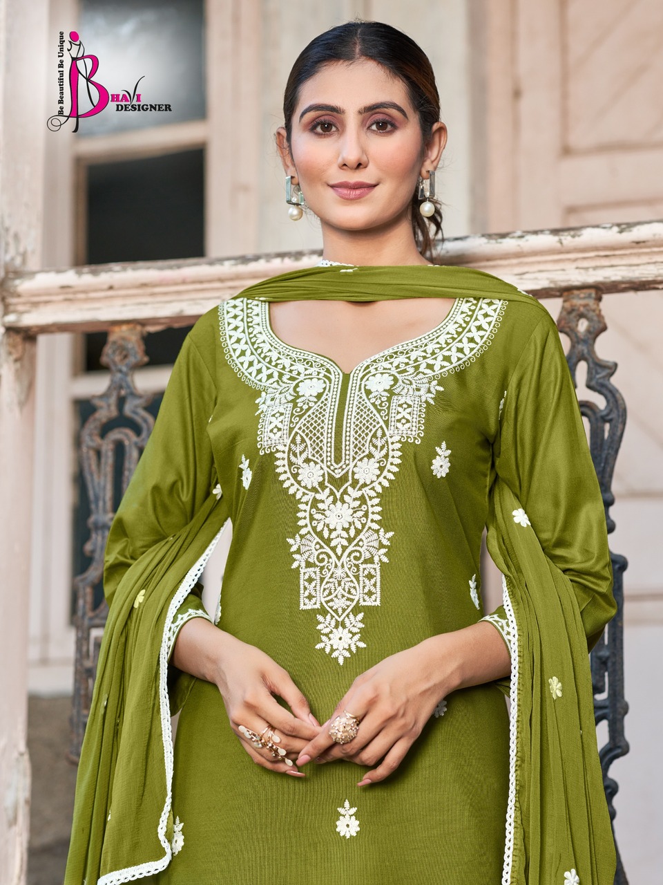 Bhavi Designer Status Vol 3 Embroidery Salwar Kameez Catalog collection 6