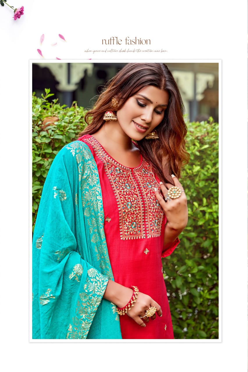 Rangmaya Inayat Embroidery Salwar Kameez Catalog collection 11