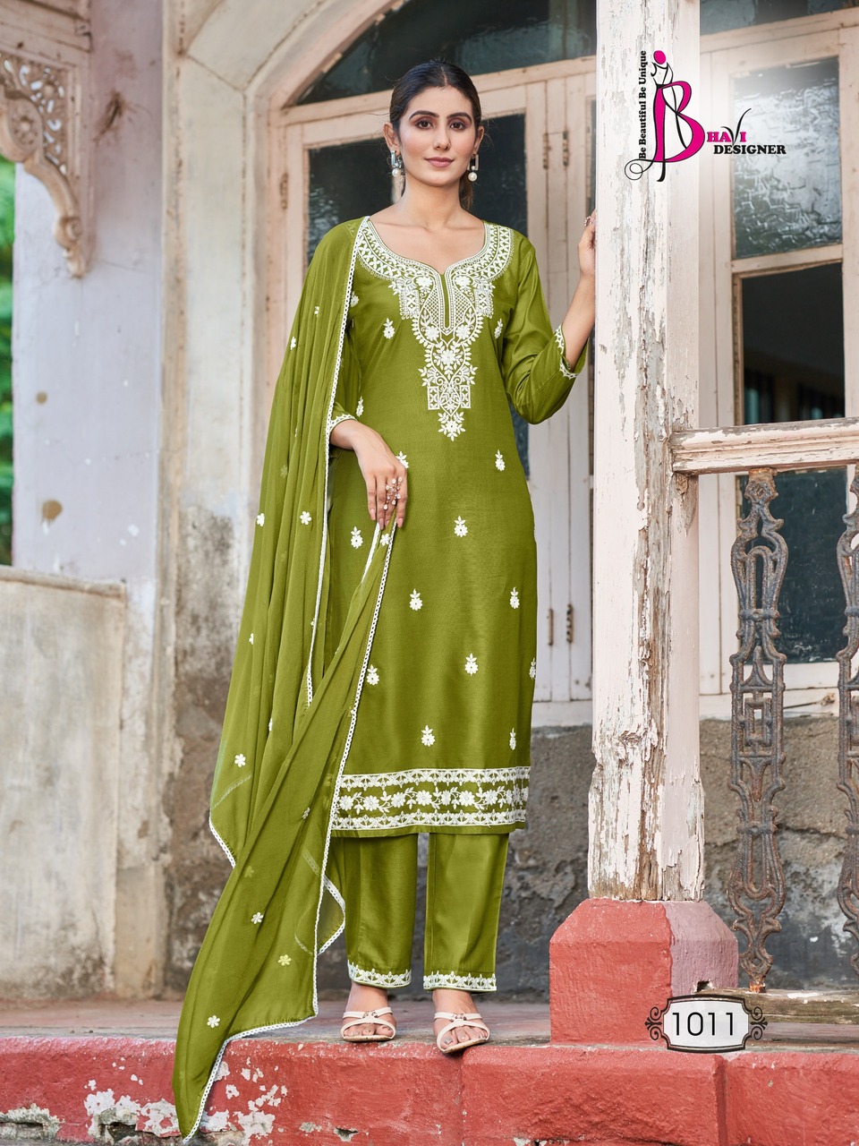 Bhavi Designer Status Vol 3 Embroidery Salwar Kameez Catalog collection 4