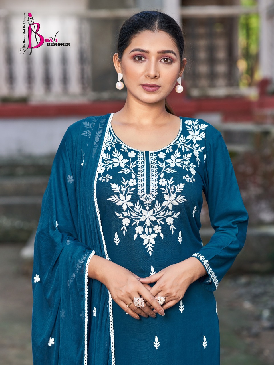 Bhavi Designer Status Vol 3 Embroidery Salwar Kameez Catalog collection 10