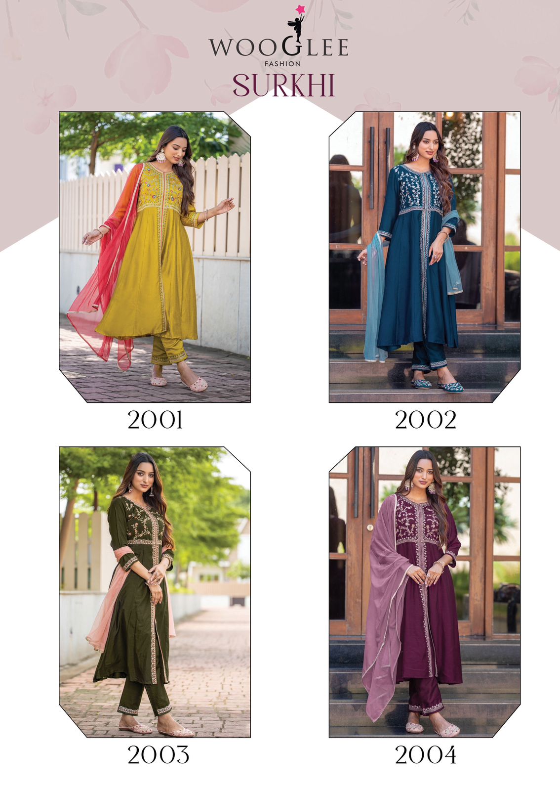 Wooglee Fashion Surkhi Readymade Dress Catalog collection 2