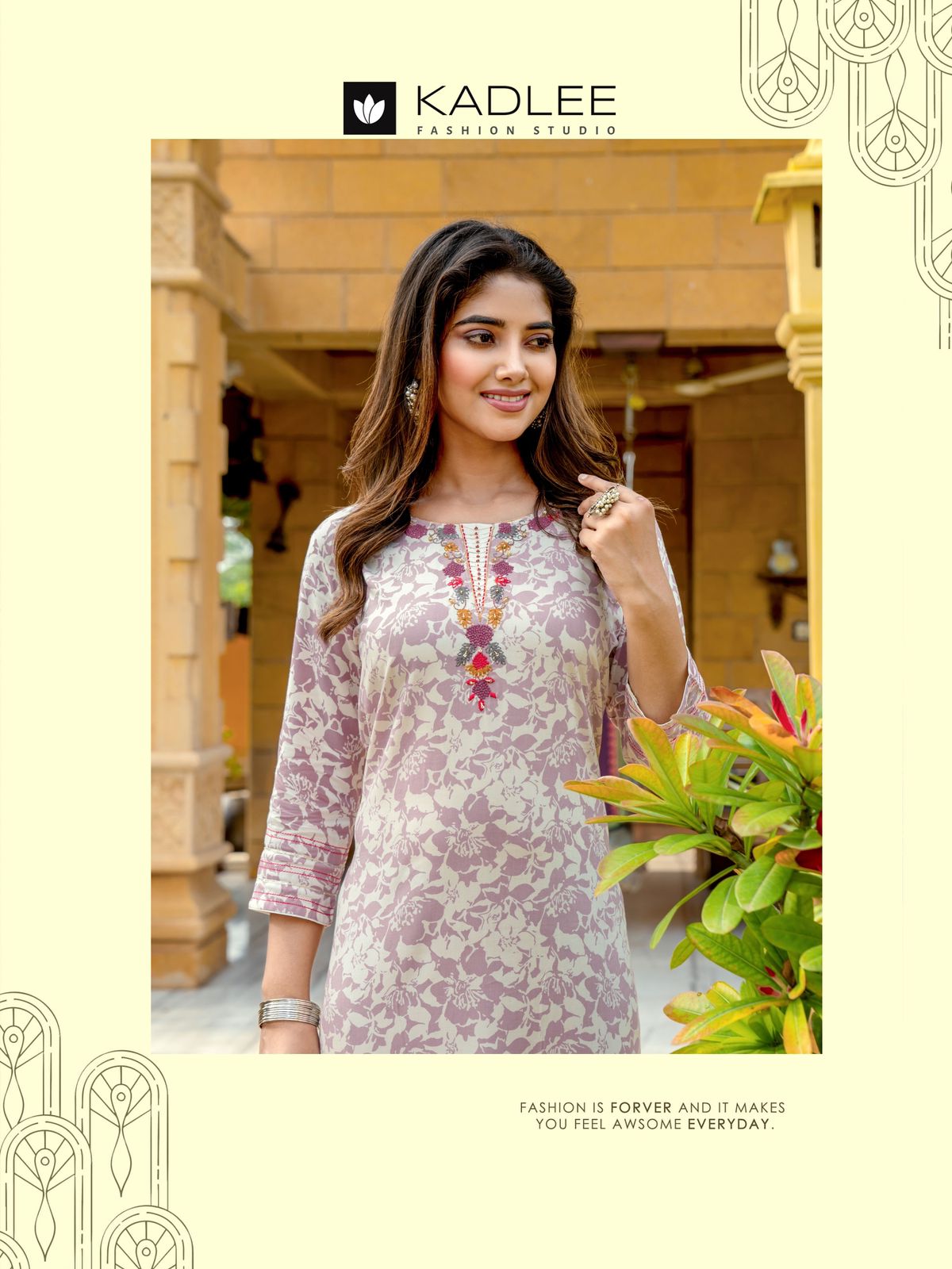 Kadlee Angel Vol 2 Rayon Kurti Catalog at Wholesale Rate collection 4