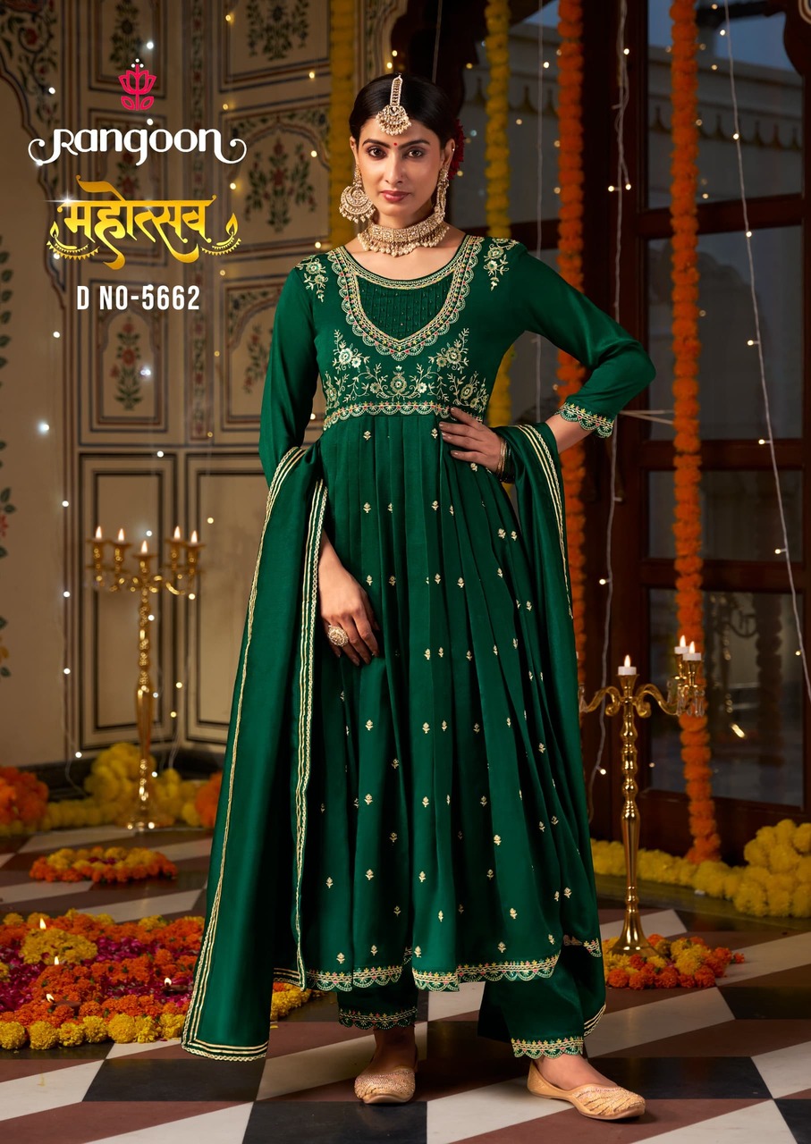 Rangoon Mahotsav Anarkali Suits Catalog collection 3