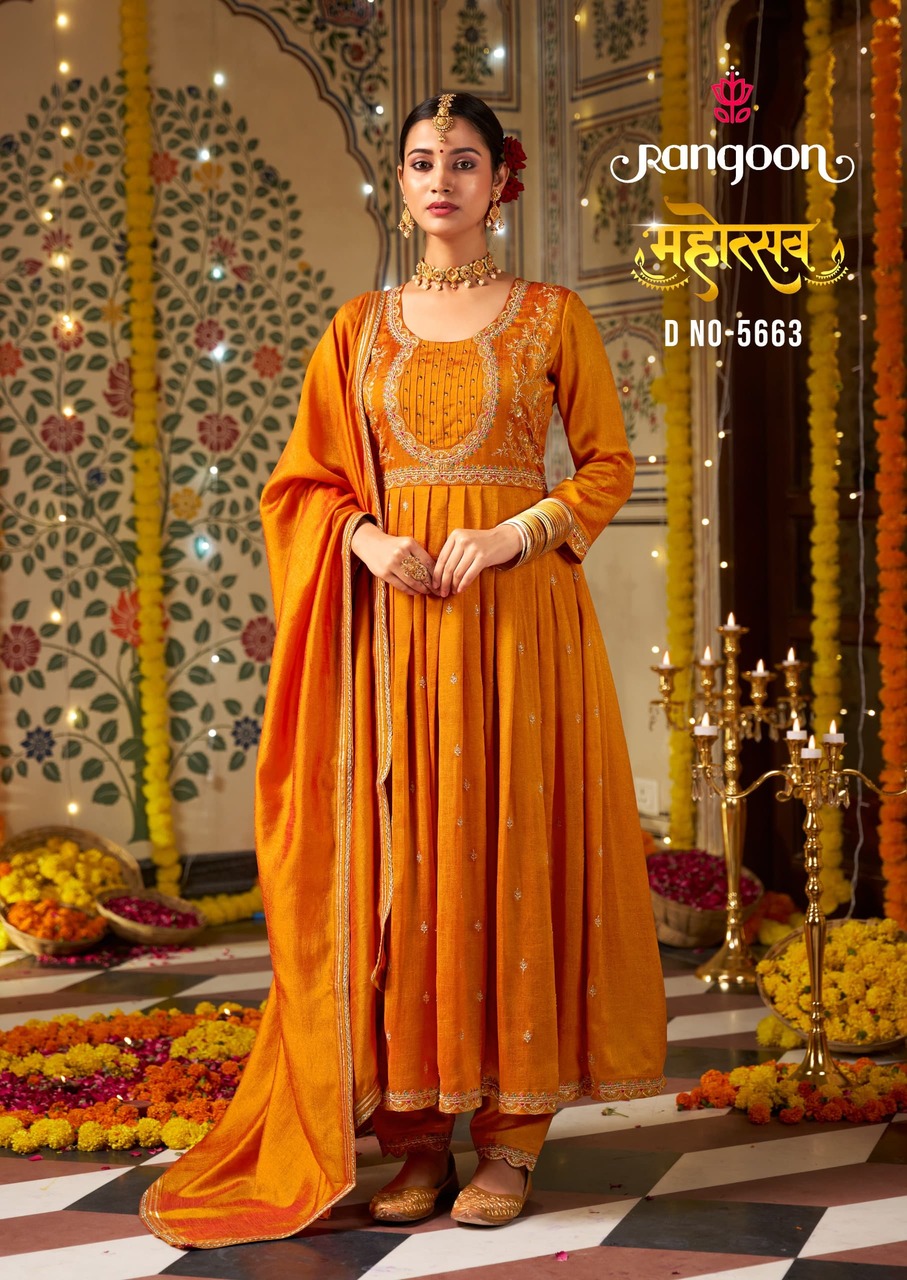 Rangoon Mahotsav Anarkali Suits Catalog collection 1