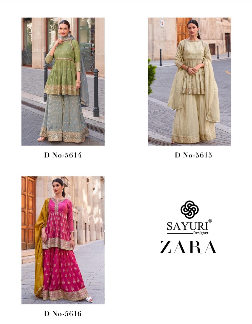 Sayuri Designer Zara Designer Wedding Party Salwar Suits Catalog collection 12