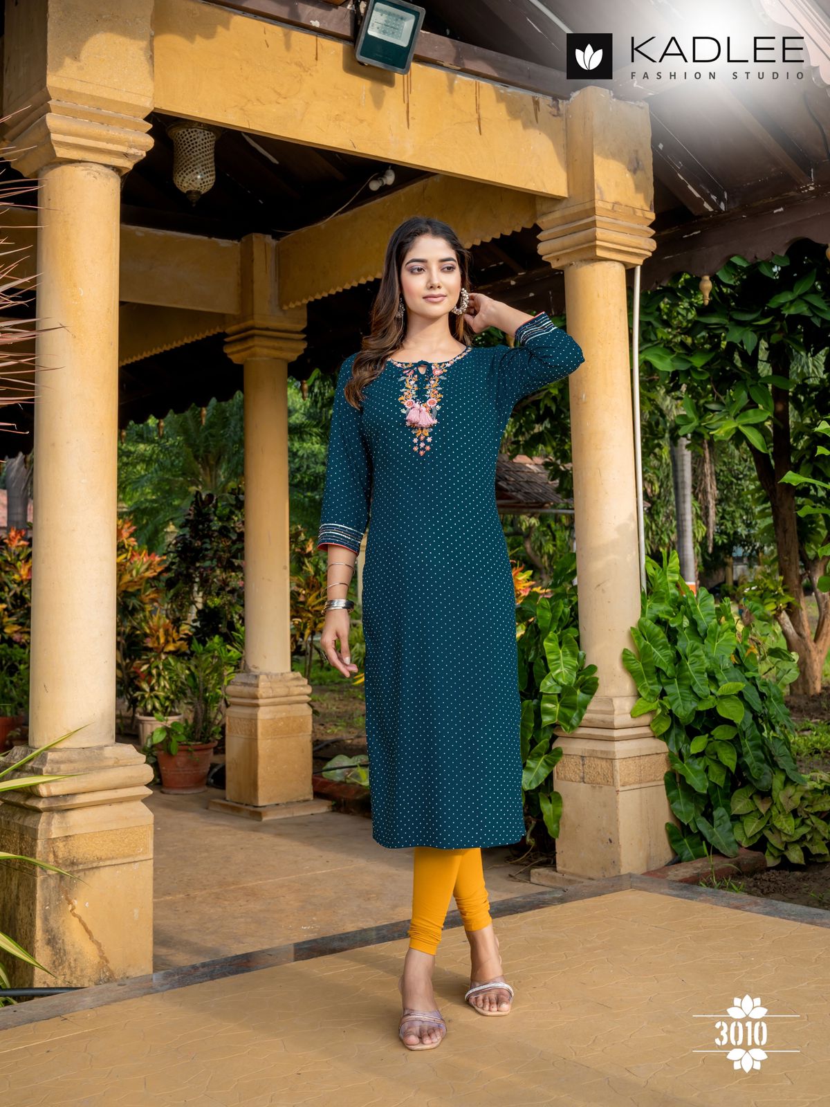 Kadlee Angel Vol 2 Rayon Kurti Catalog at Wholesale Rate collection 3