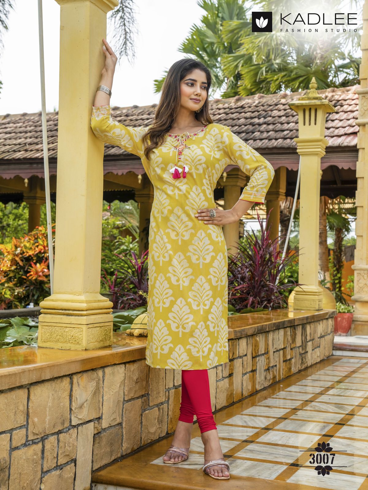 Kadlee Angel Vol 2 Rayon Kurti Catalog at Wholesale Rate collection 7