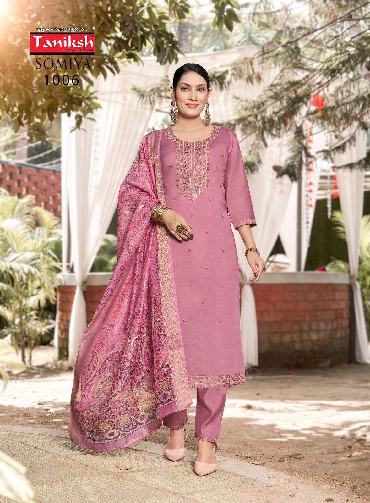 Taniksh Somiya Vol 1 Embroidery Salwar Kameez Catalog collection 5