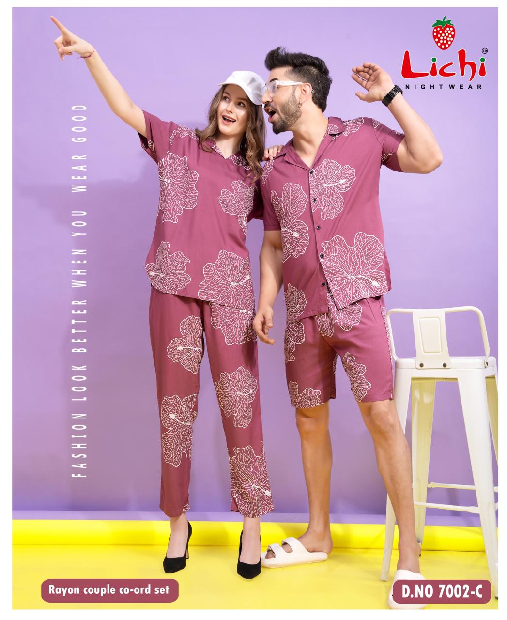 Lichi Couple Co Ord Set Catalog collection 6