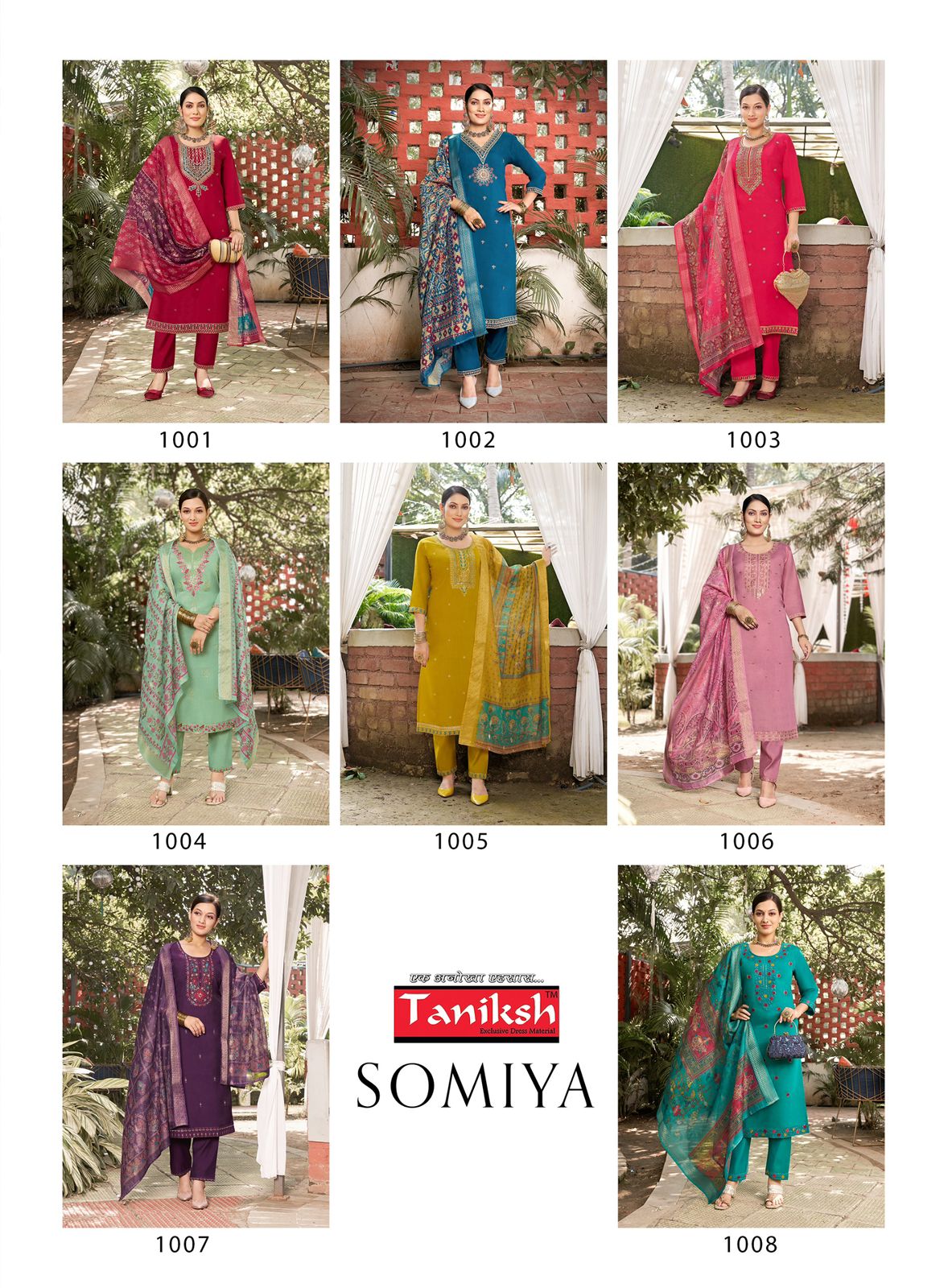 Taniksh Somiya Vol 1 Embroidery Salwar Kameez Catalog collection 3