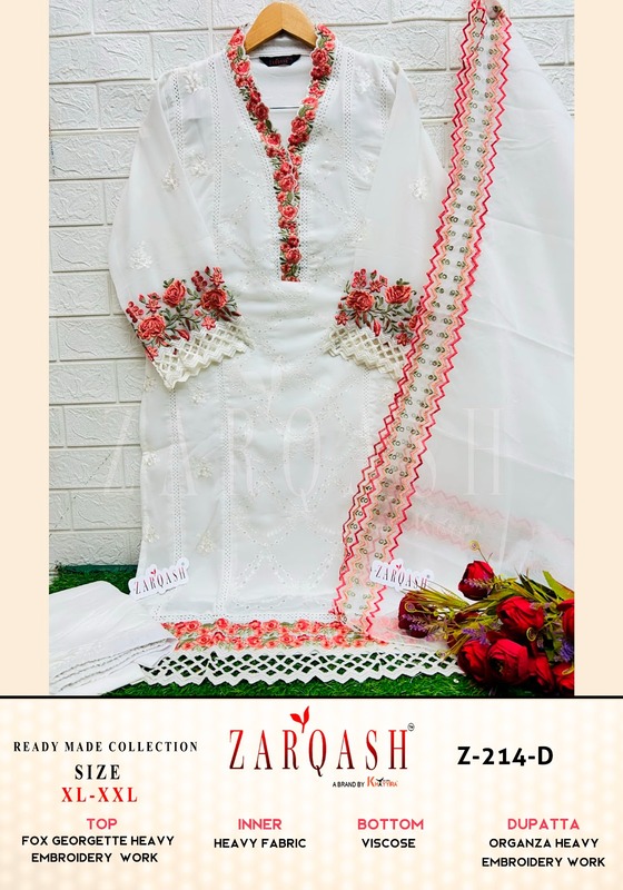 Zarqash Super Embroidery Salwar Kameez Catalog collection 4