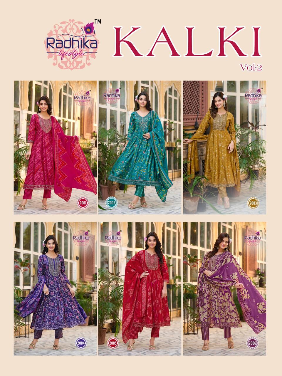 Radhika Lifestyle Kalki Vol 2 Printed Salwar Kameez Catalog collection 10