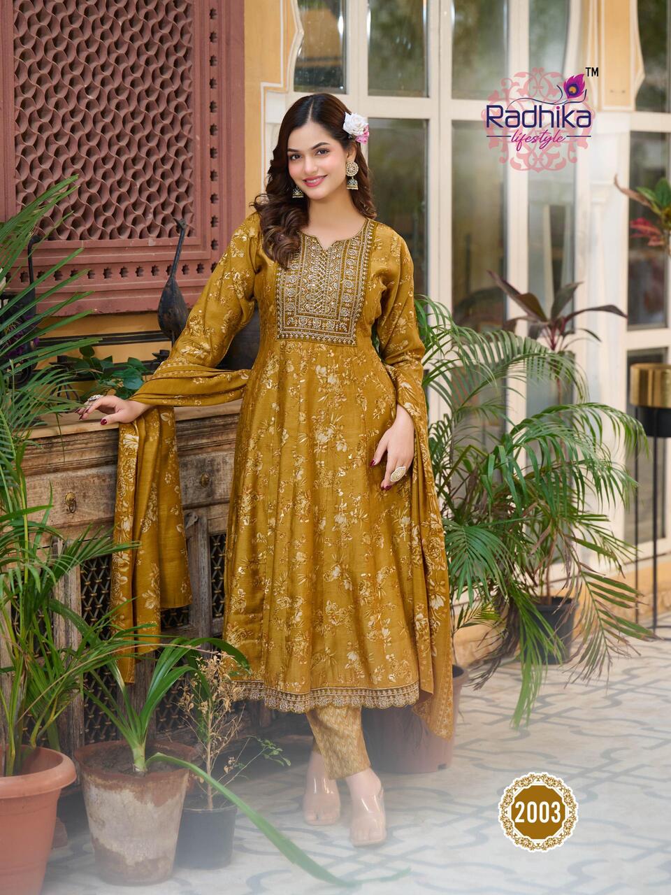 Radhika Lifestyle Kalki Vol 2 Printed Salwar Kameez Catalog collection 8