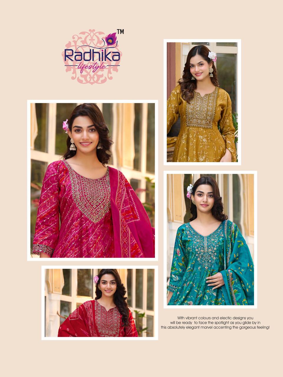 Radhika Lifestyle Kalki Vol 2 Printed Salwar Kameez Catalog collection 1