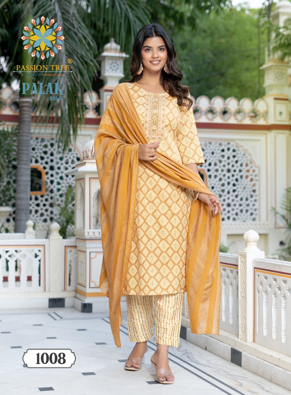 Passion Tree Palak Vol 2 Printed Salwar Kameez Catalog collection 4