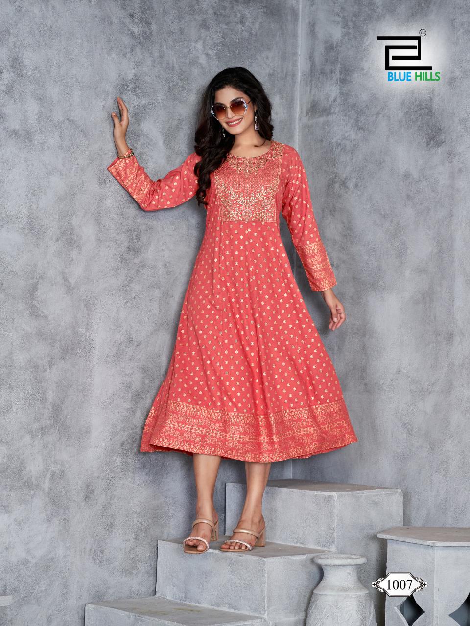 Blue Hills Womaniya Plus Vol 1 One Piece Dress Catalog collection 11