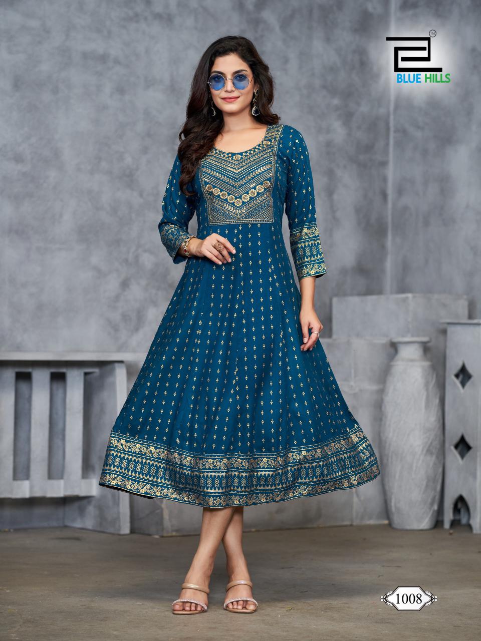 Blue Hills Womaniya Plus Vol 1 One Piece Dress Catalog collection 9