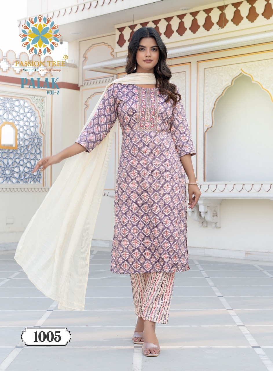 Passion Tree Palak Vol 2 Printed Salwar Kameez Catalog collection 7