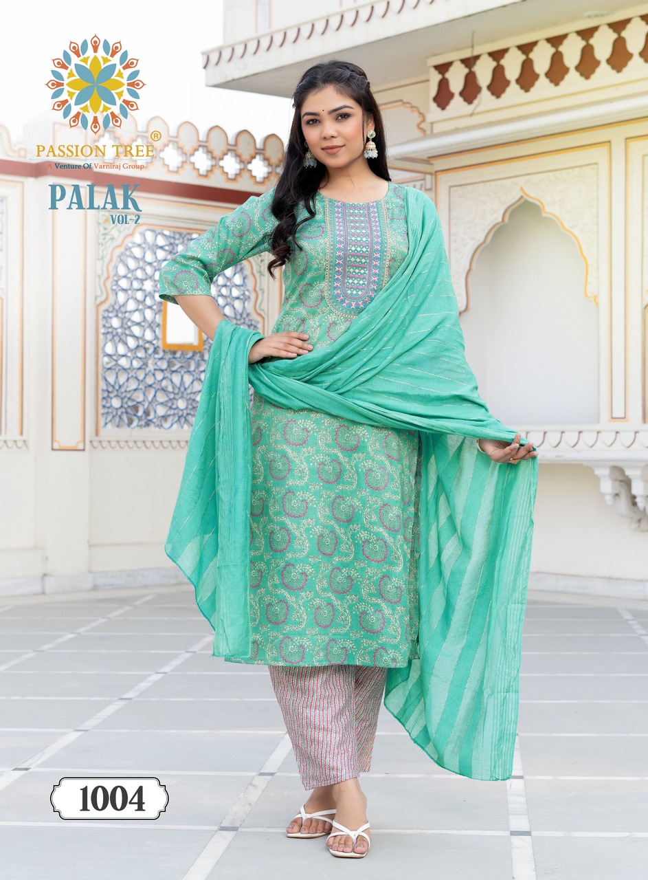 Passion Tree Palak Vol 2 Printed Salwar Kameez Catalog collection 8