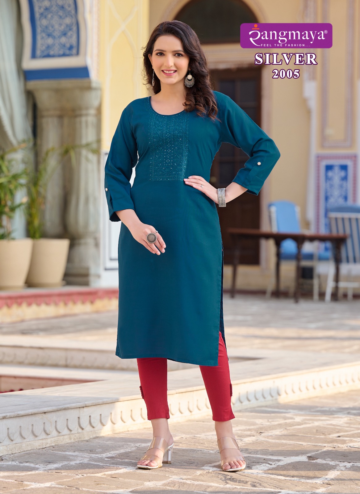 Rangmaya Silver Vol 20 Rayon Kurti Catalog collection 6