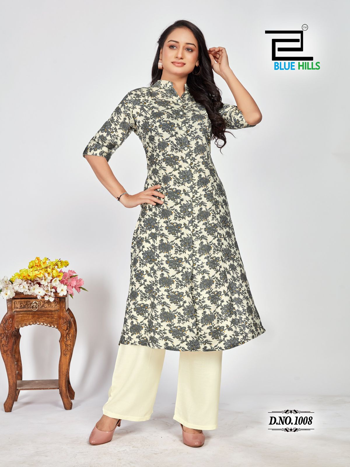 Blue Hills Maher Rayon Kurti Catalog collection 7